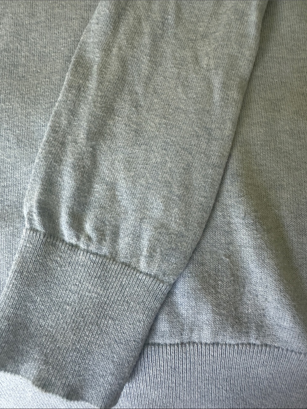 Uniqlo Pale Blue Cotton V-Neck Sweater - Picture 6 of 6